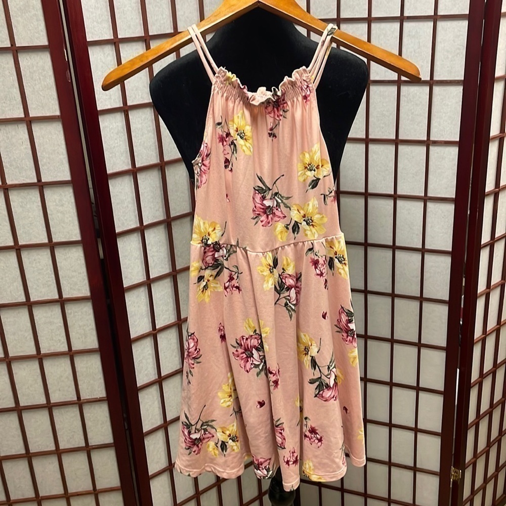 WALKING on Sunshine Girl's Dress Medium